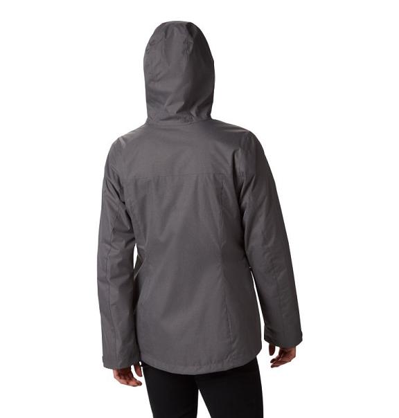 Columbia Rainie Falls Rain Jacket Grey For Women's NZ41253 New Zealand